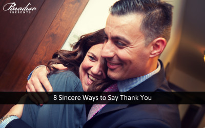 8 Ways to Sincerely Say Thank You